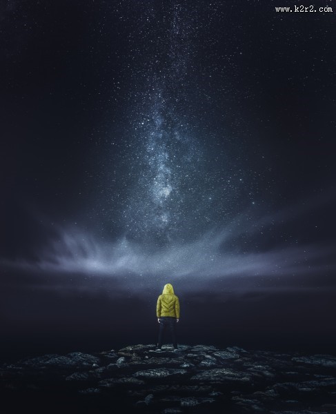 风云变幻的夜空图片大全