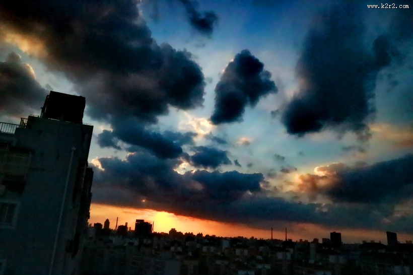 天空的乌云图片