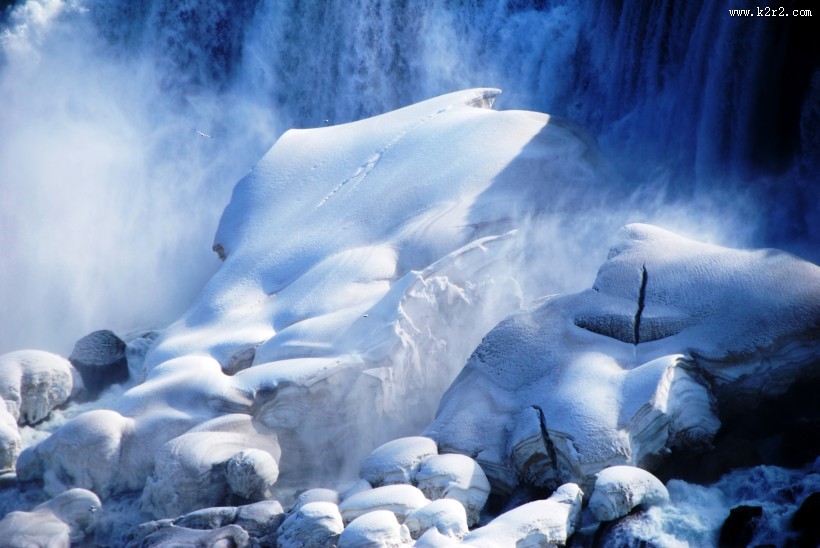 美丽的冰川景色图片