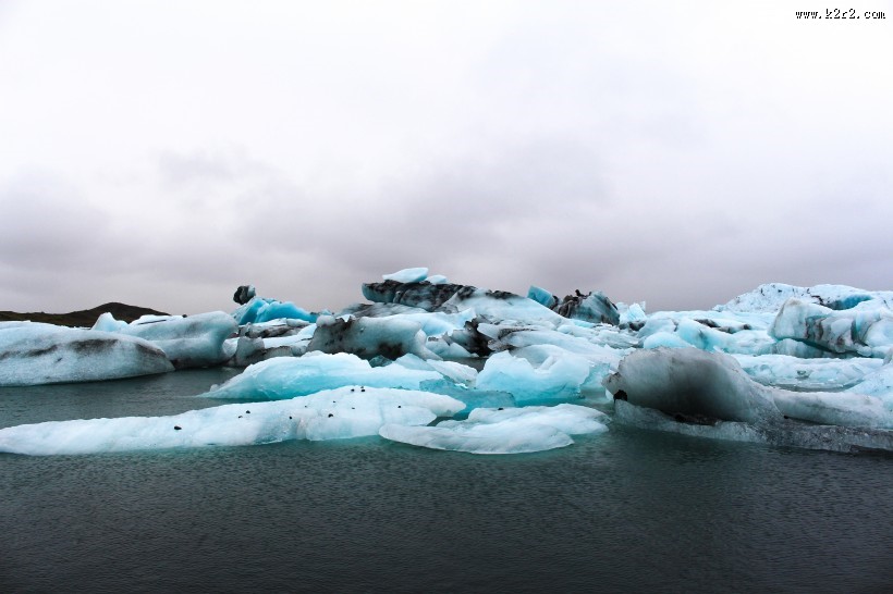 美丽的冰川景色图片