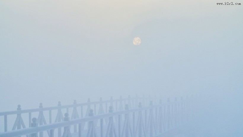 大自然的馈赠唯美雪景图片