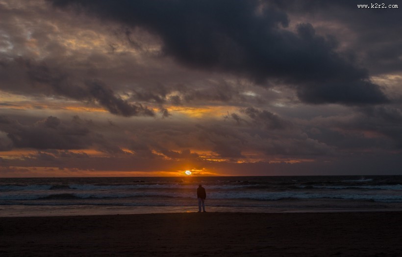 唯美夕阳黄昏落日风景图片大全