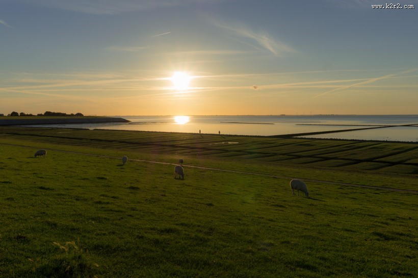 唯美夕阳黄昏落日风景图片大全