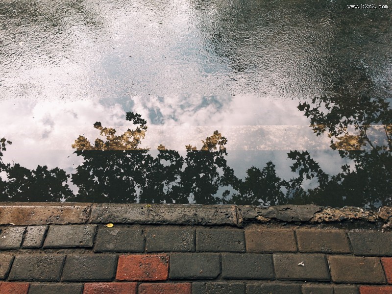 唯美的下雨天的图片