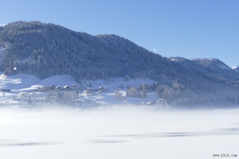 唯美冰雪风景图片