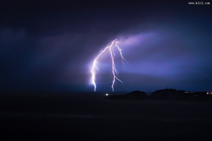 可怕恐怖的闪电图片 自然现象图片