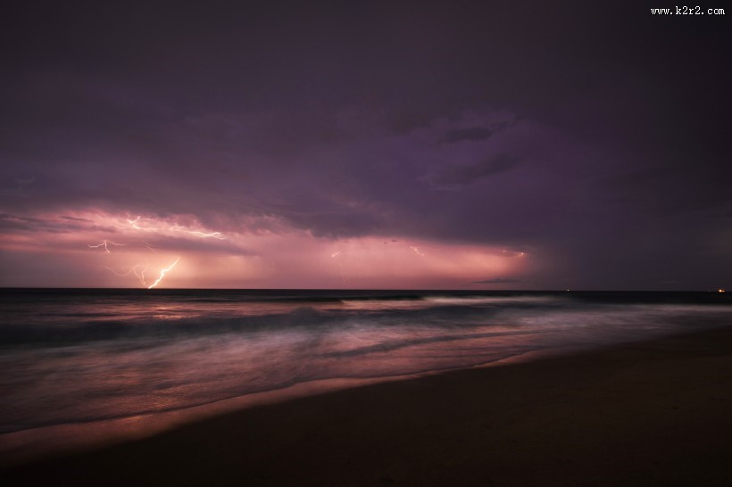 可怕恐怖的闪电图片 自然现象图片
