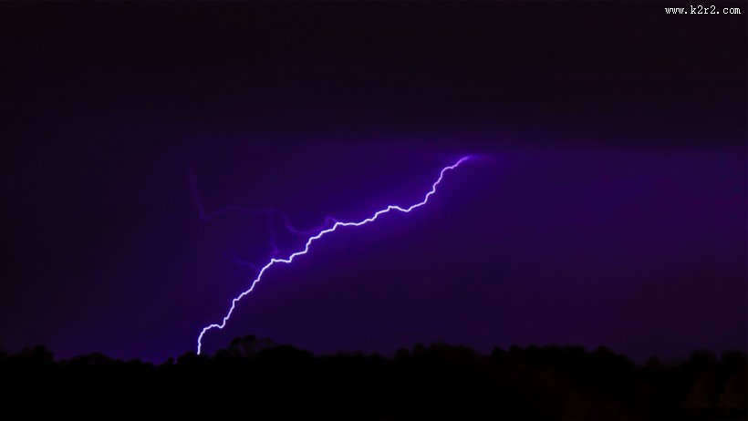 可怕恐怖的闪电图片 自然现象图片