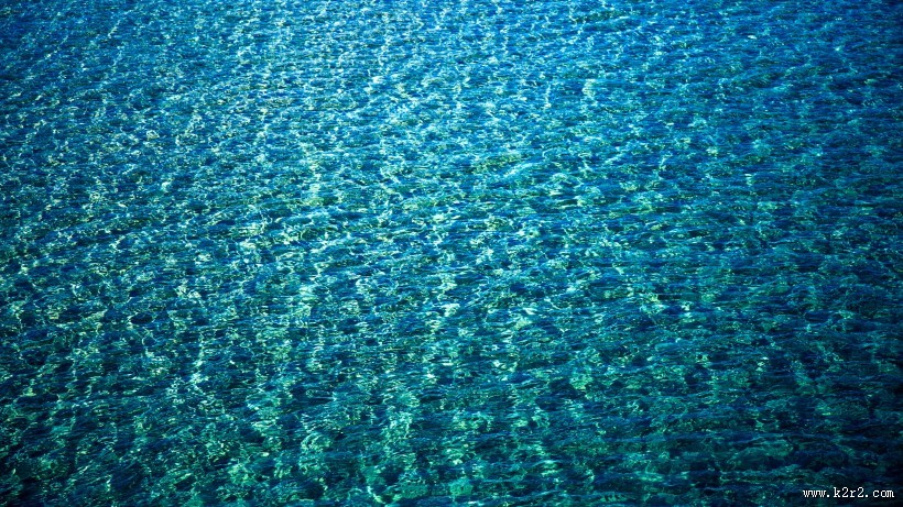 微波荡漾的海面图片大全