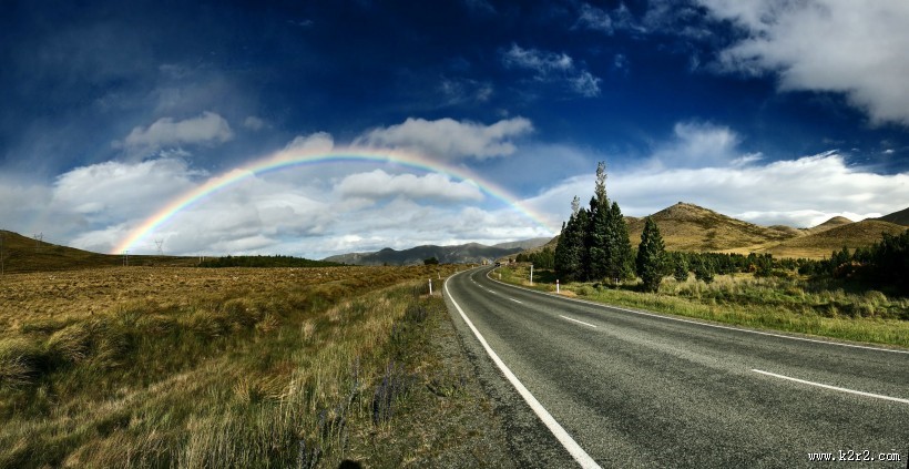 美丽的彩虹图片