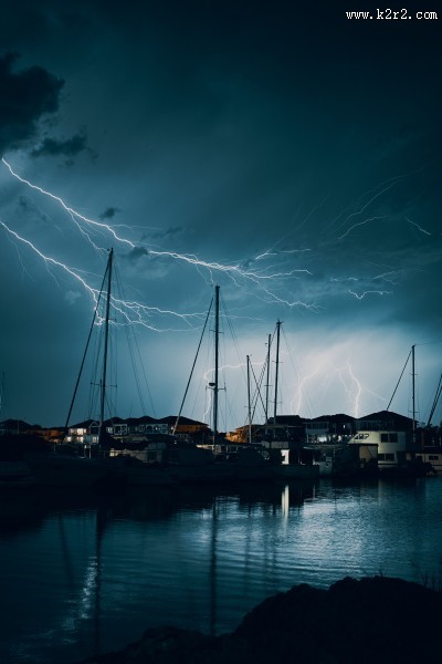 可怕的闪电图片