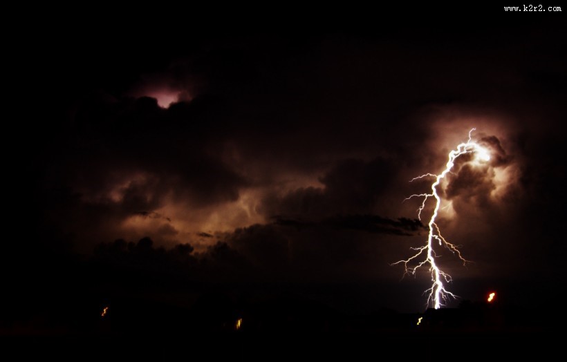 可怕的闪电图片