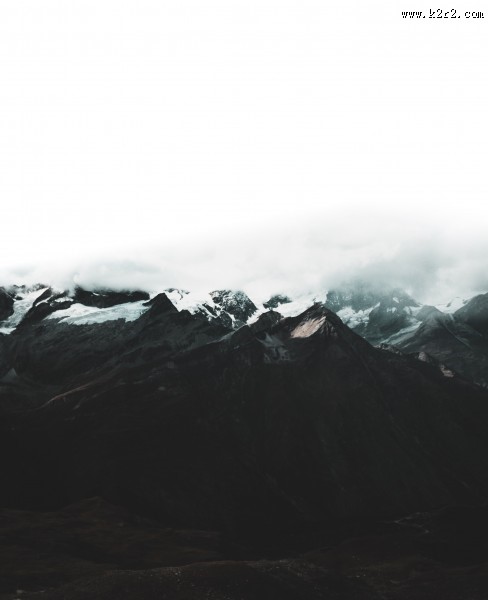 阿尔卑斯雪山风景图片
