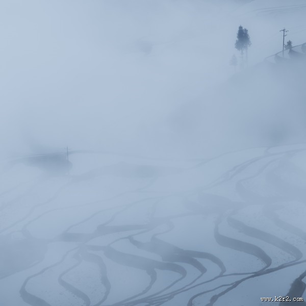 壮观的梯田风光图片