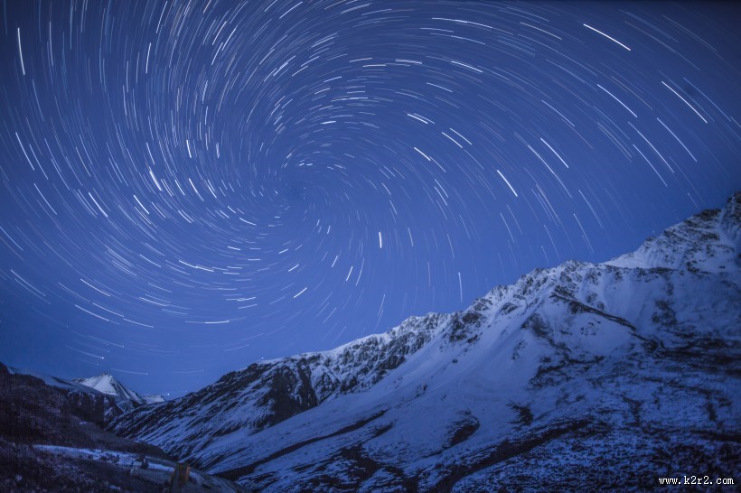 璀璨耀眼的星空景观图片