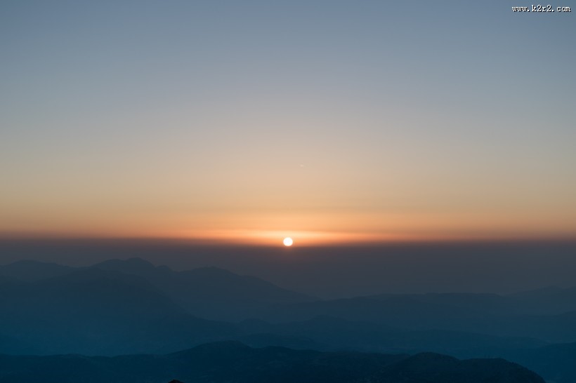 壮观的日出图片
