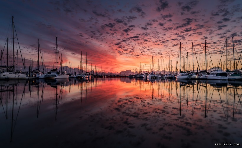 壮观的日出图片