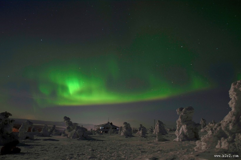 美丽梦幻的极光图片