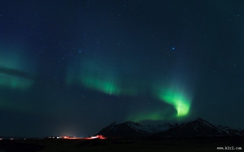 美丽梦幻的极光图片