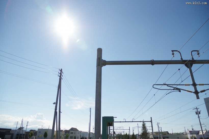 耀眼的太阳光图片