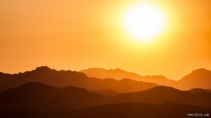 唯美的日出日落图片