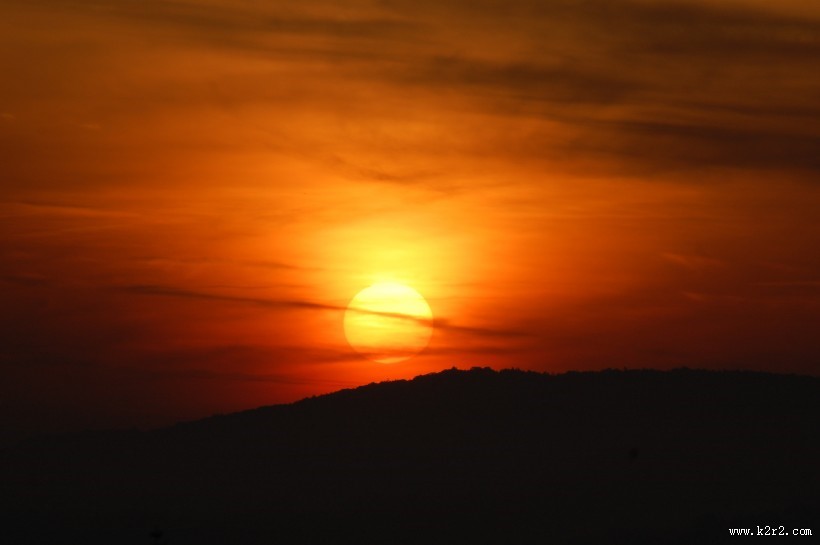 唯美的日出日落图片