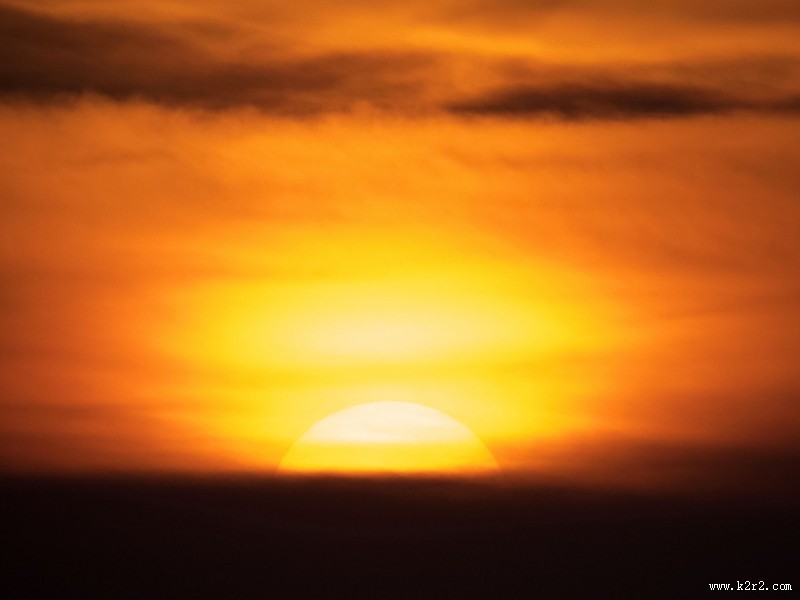 唯美的日出日落图片