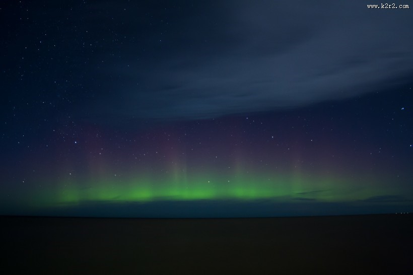 美丽的极光图片