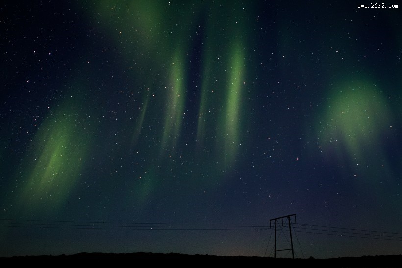 美丽的极光图片
