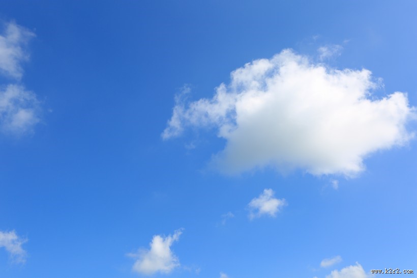 好看的蓝天白云图片