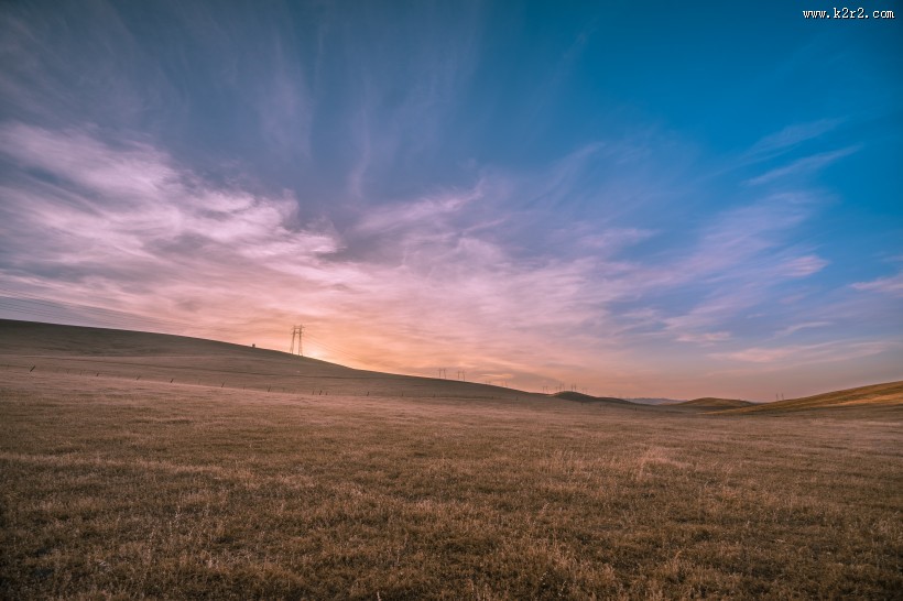 一望无际的草地图片