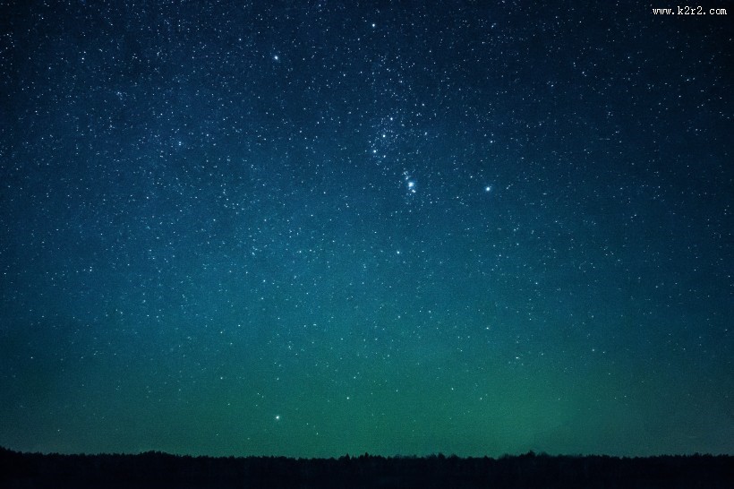 夜晚闪耀的星空图片大全