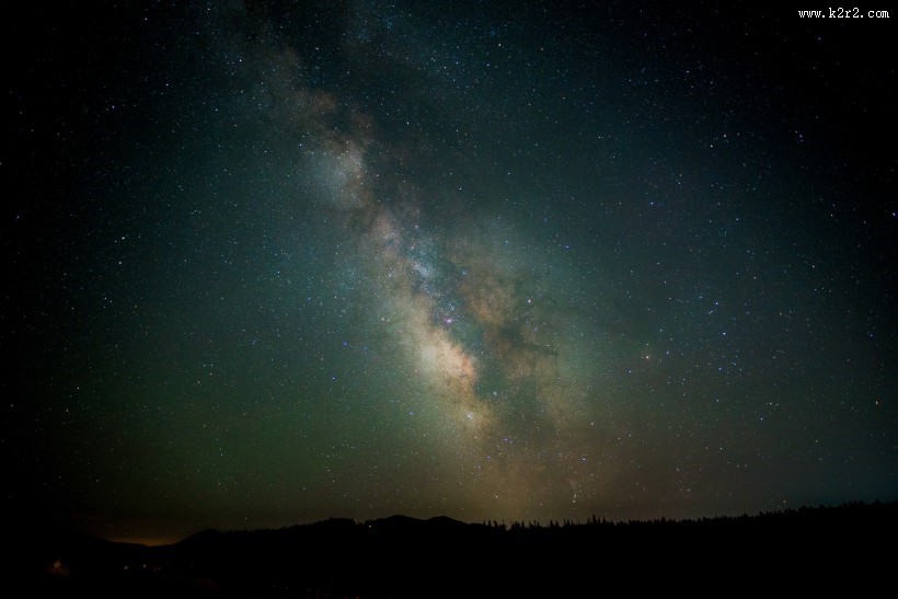 夜晚闪耀的星空图片大全