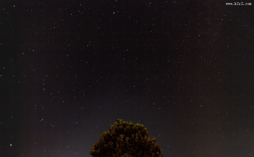 夜晚闪耀的星空图片大全