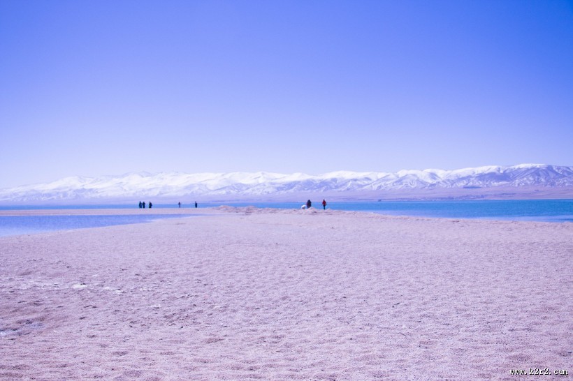唯美滩涂风景图片