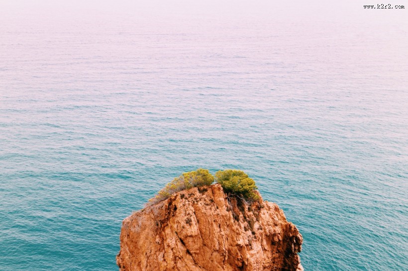 海岸线的美丽风景图片