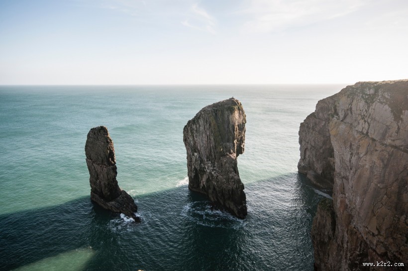 海岸线的美丽景色图片