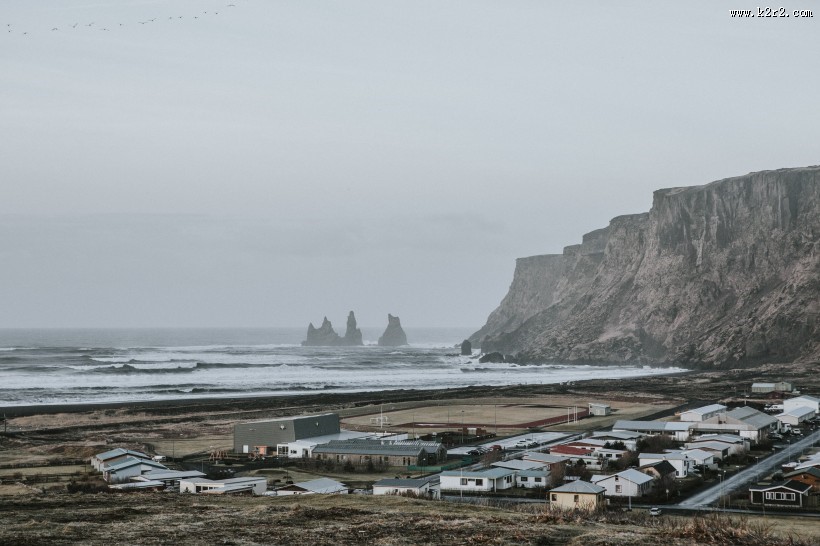 海岸线的美丽景色图片