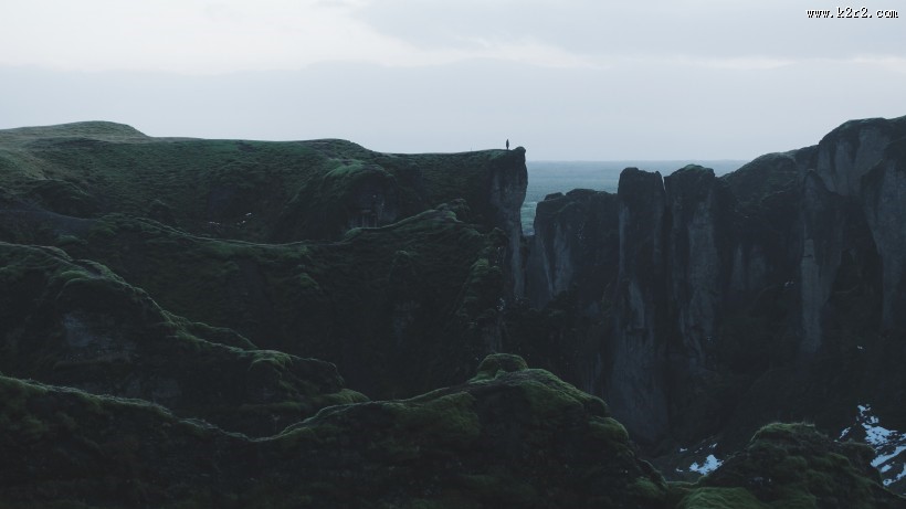 危险的悬崖图片大全