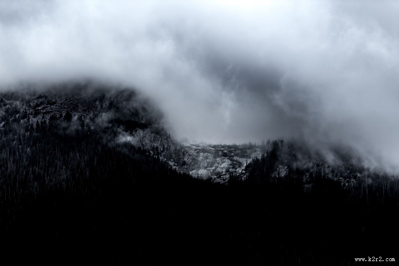 浓雾弥漫的景色图片大全