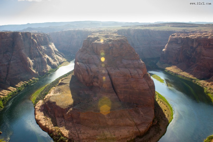 环形峡谷地貌图片大全