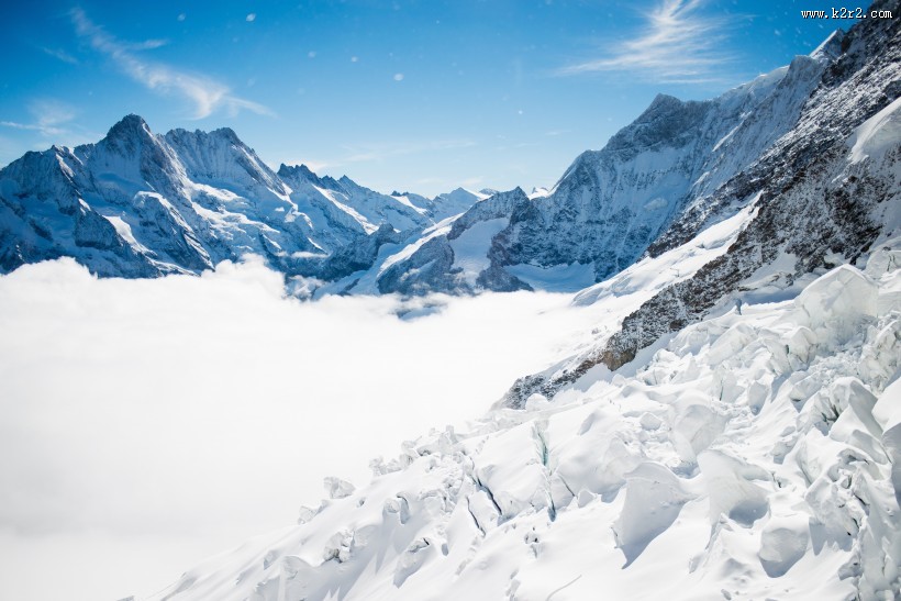 美丽的雪山图片