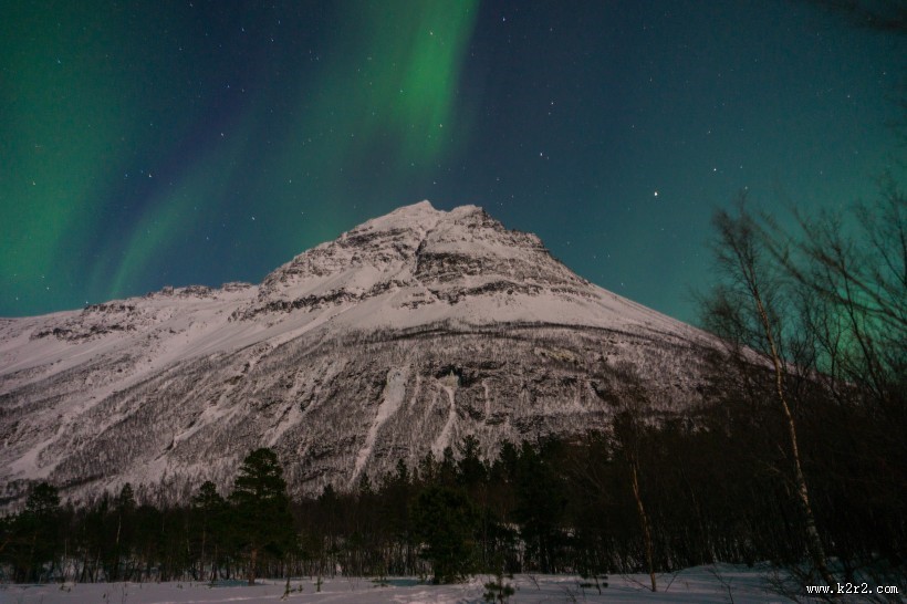 唯美星空 美丽的极光图片