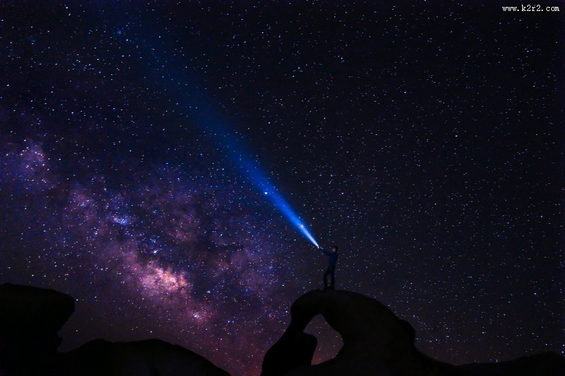 神秘的星空图片