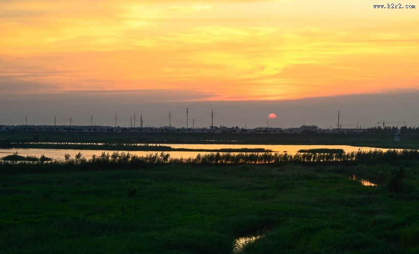 美丽的落日风景图片大全