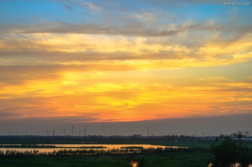 美丽的落日风景图片大全