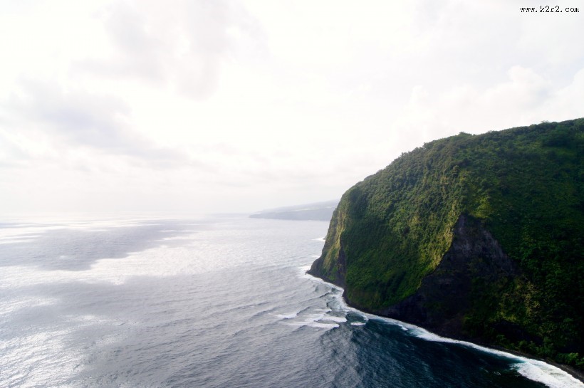 海岸边的风景图片