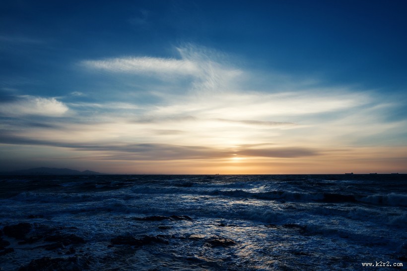 唯美的海边图片