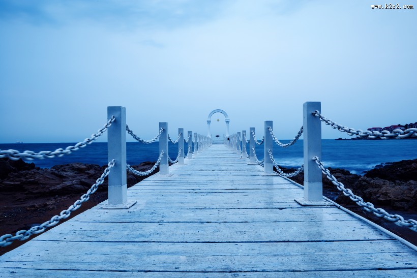 唯美的海边图片