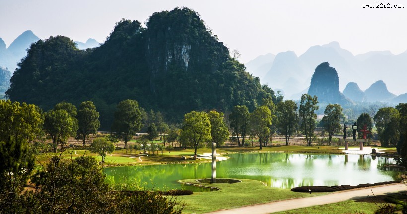 山川湖泊景色图片